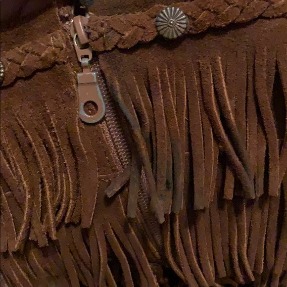 Minnetonka five Layer Fringe Suede Boots - Picture 6 of 7